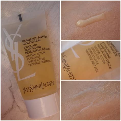 gommage biologique ysl|MINI REVIEW YSL GOMMAGE ACTION .